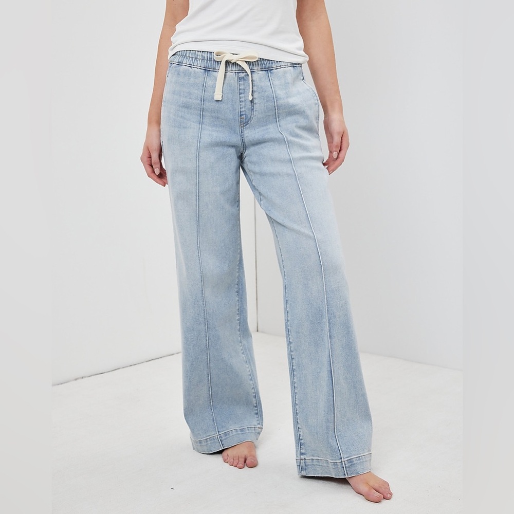 UpWest Light Blue Wide Leg Jeans
